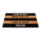 Natural Coir Door Mat with Non-Slip Backing, Indoor Outdoor Entry Doormat
